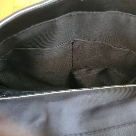 Faux leather backpack square shape alternative goth grunge alt minimalist modern - Picture 8 of 14